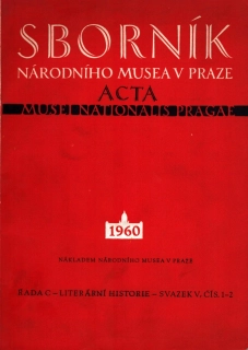 Sborník národního musea v Praze
