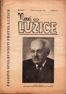 Nová Lužice, časopis Společnosti přátel Lužice