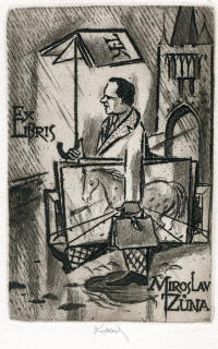 Knobloch, Bohuslav - Ex Libris Miroslav Zůna