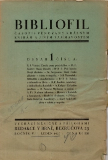 Bibliofil 1927 r. 5. - komplet
