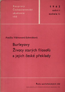 Burleyovy Životy starých filosofů a jejich české překlady