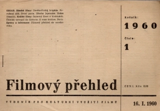 Filmový přehled r. 1960