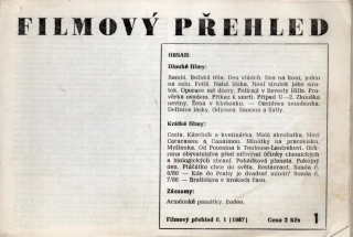 Filmový přehled 1987 - komplet