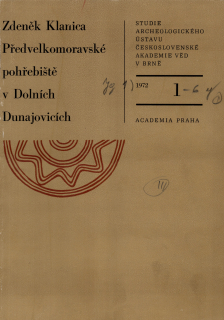 Předvelkomoravské pohřebiště v Dolních Dunajovicích 