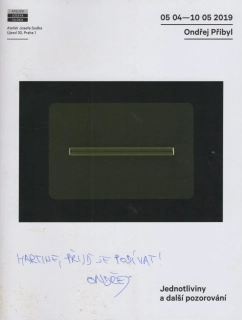 Ondřej Přibyl: Jednotliviny a další pozorování (podpis)
