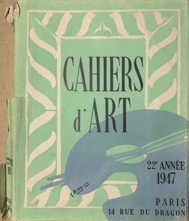 Cahiers d'art r. 22 1947 - komplet