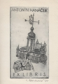 Cedidlová, Ludmila - Ex libris Antonín Hanáček