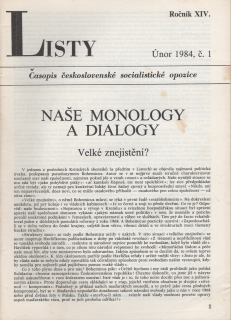 Listy, časopis československé socialistické opozice