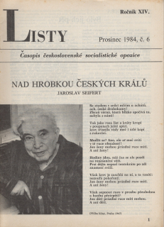 Listy, časopis československé socialistické opozice