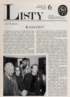 Listy, časopis československé socialistické opozice