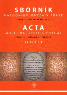 Sborník Národního muzea v Praze 55/2010