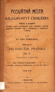 Podlaha, Antonín - Posvátná místa království českého