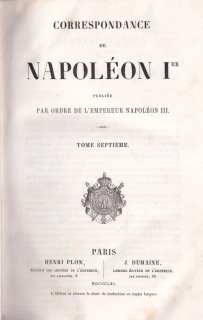Napoléon - Correspondance de Napoléon Ier