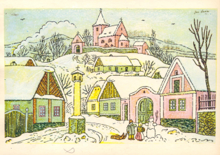 Josef Lada: Radostné Vánoce a šťastný Nový rok