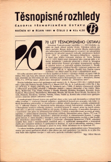 Těsnopisné rozhledy