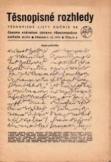 Těsnopisné rozhledy