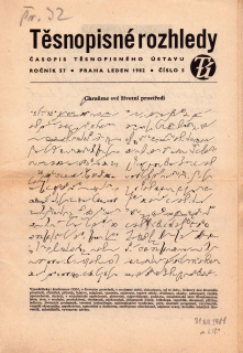 Těsnopisné rozhledy