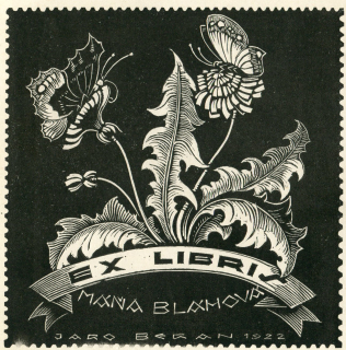 Beran, Jaro - Ex Libris Máňa Bláhová