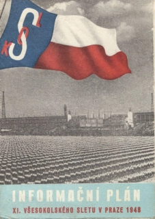 Informační plán XI. všesokolského sletu v Praze 1948