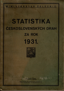 Statistika československých drah za rok 1931