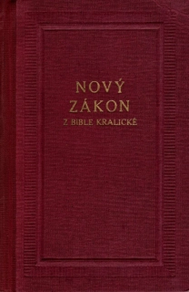 Nový zákon z Bible kralické (podpis)