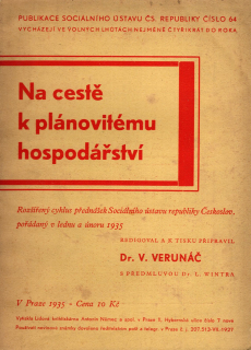 Na cestě k plánovitému hospodářství
