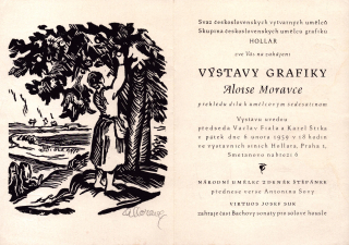 Alois Moravec: Grafika (podpis)