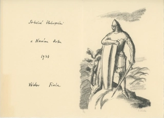 Fiala, Václav - Srdečné blahopřání k Novému Roku 1938