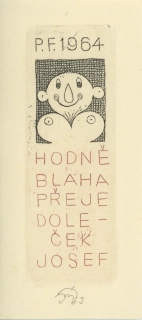 Novák, Jindřich - P. F. 1964, Hodně blaha přeje Doleček Josef