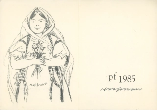 Karel Hofman - PF 1985 (podpis)