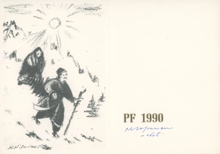 Karel Hofman - PF 1990 (podpis)