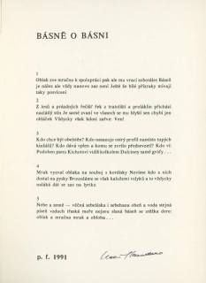 Ludvík Kundera - p. f. 1991 (podpis)