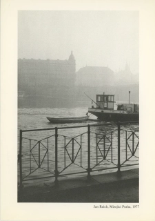 Jan Reich - Mizející Praha (podpis)
