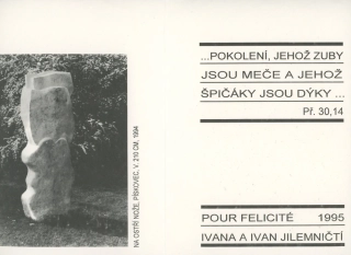 Ivan Jilemnický - pour felicité 1995