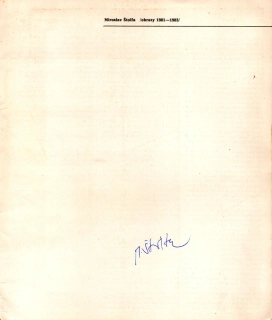 Miroslav Štolfa: Obrazy 1981 - 1983 (podpis)
