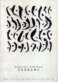 Bořivoj Hořínek: Záznamy (podpis)