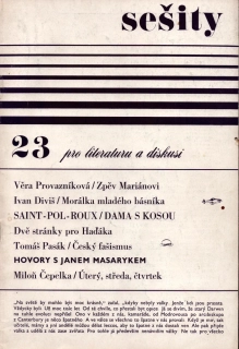 Sešity pro literaturu a diskusi