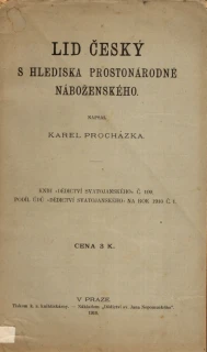 Procházka, Karel - Lid český s hlediska prostonárodně náboženského