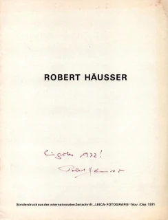 Rober Häusser (podpis)