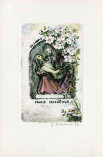 Boudová, Jana - Exlibris Marie Mazáčová